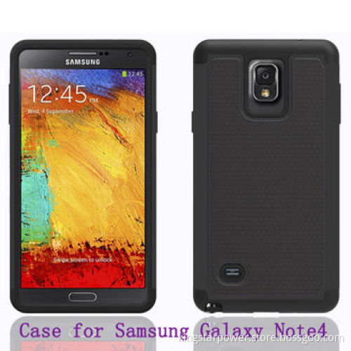Back Cover Bumper Case for Samsung Galaxy Note4 N910 Note 4, PC + Silicone, Football VeinsNew